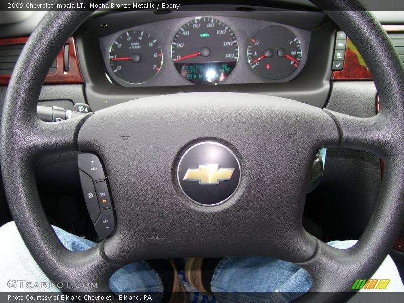 Mocha Bronze Metallic / Ebony 2009 Chevrolet Impala LT