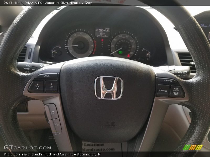 Alabaster Silver Metallic / Gray 2013 Honda Odyssey EX