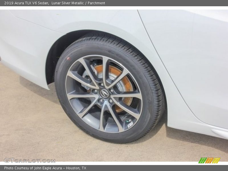Lunar Silver Metallic / Parchment 2019 Acura TLX V6 Sedan