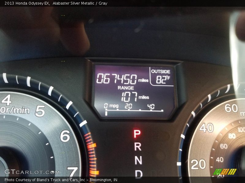 Alabaster Silver Metallic / Gray 2013 Honda Odyssey EX