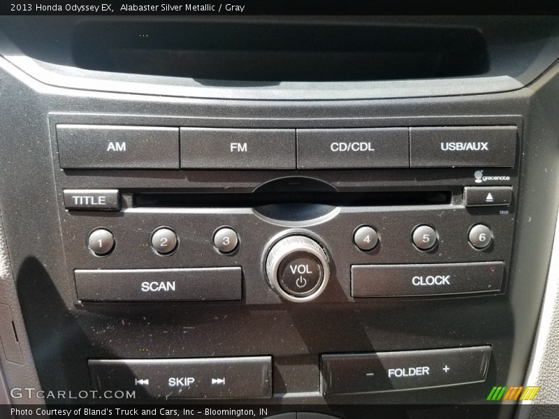 Alabaster Silver Metallic / Gray 2013 Honda Odyssey EX