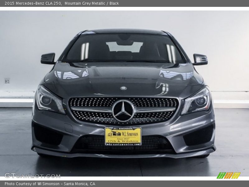 Mountain Grey Metallic / Black 2015 Mercedes-Benz CLA 250