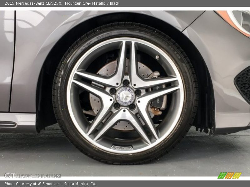 Mountain Grey Metallic / Black 2015 Mercedes-Benz CLA 250