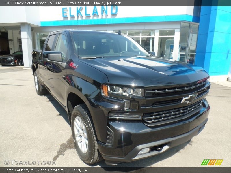 Black / Jet Black 2019 Chevrolet Silverado 1500 RST Crew Cab 4WD