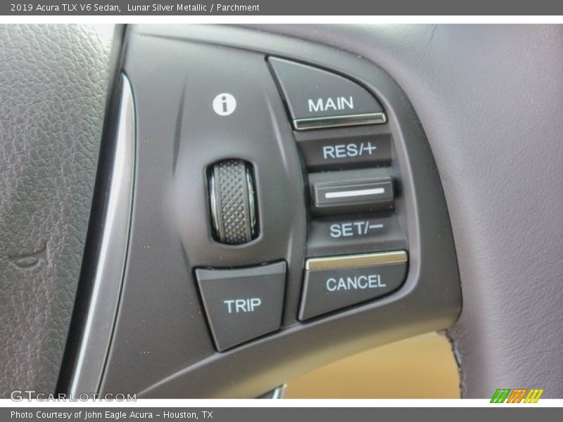 Lunar Silver Metallic / Parchment 2019 Acura TLX V6 Sedan