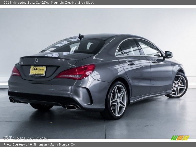 Mountain Grey Metallic / Black 2015 Mercedes-Benz CLA 250