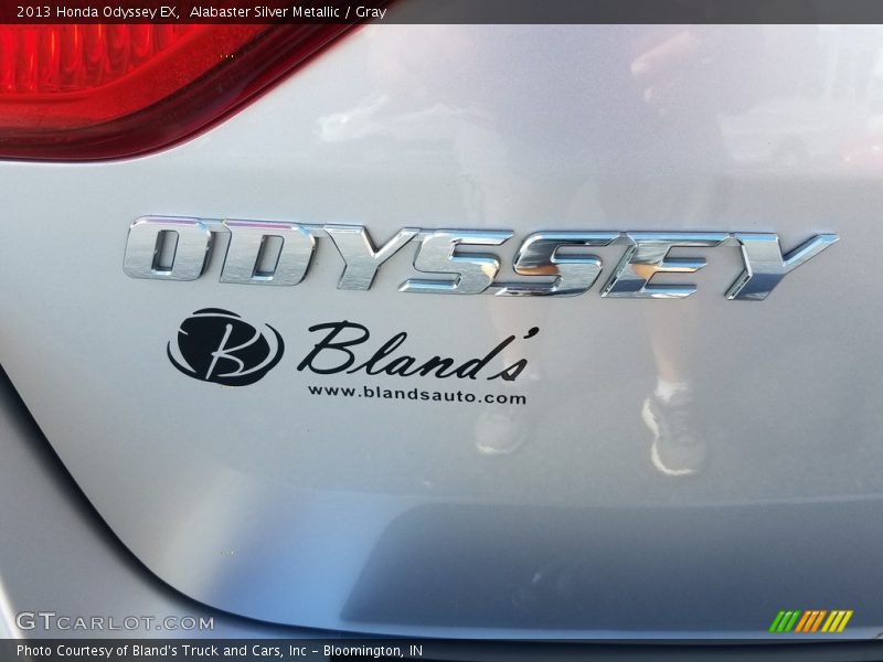 Alabaster Silver Metallic / Gray 2013 Honda Odyssey EX