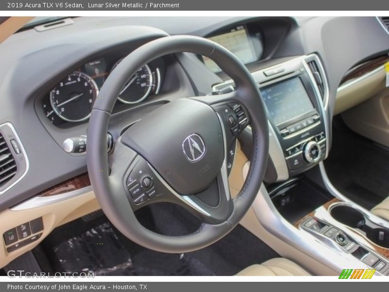 Lunar Silver Metallic / Parchment 2019 Acura TLX V6 Sedan