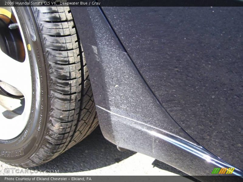 Deepwater Blue / Gray 2006 Hyundai Sonata GLS V6