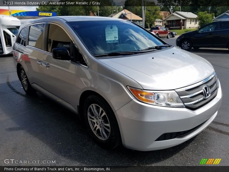 Alabaster Silver Metallic / Gray 2013 Honda Odyssey EX