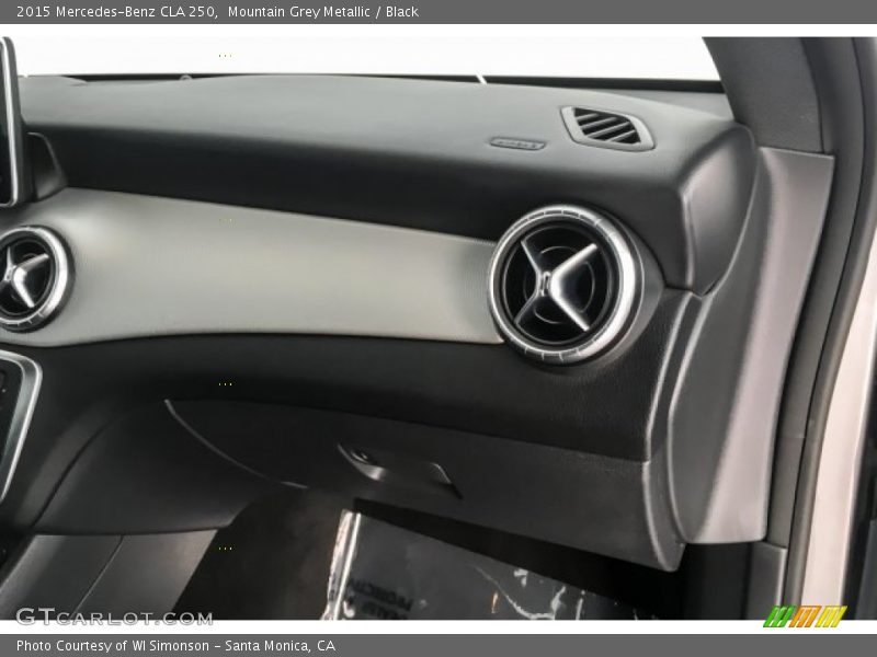 Mountain Grey Metallic / Black 2015 Mercedes-Benz CLA 250