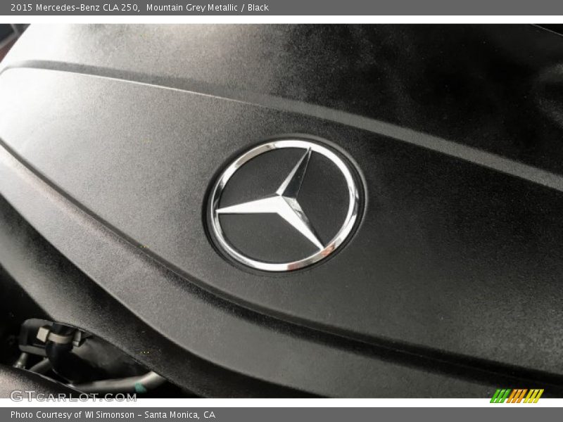 Mountain Grey Metallic / Black 2015 Mercedes-Benz CLA 250