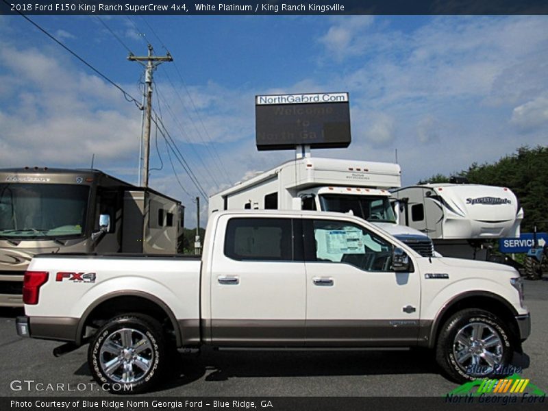 White Platinum / King Ranch Kingsville 2018 Ford F150 King Ranch SuperCrew 4x4