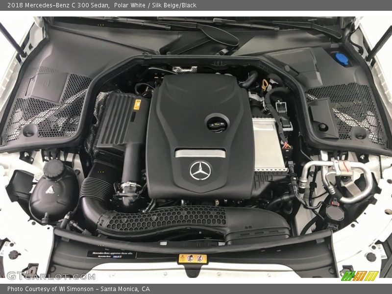 Polar White / Silk Beige/Black 2018 Mercedes-Benz C 300 Sedan