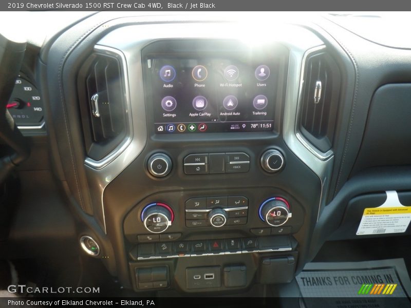 Black / Jet Black 2019 Chevrolet Silverado 1500 RST Crew Cab 4WD