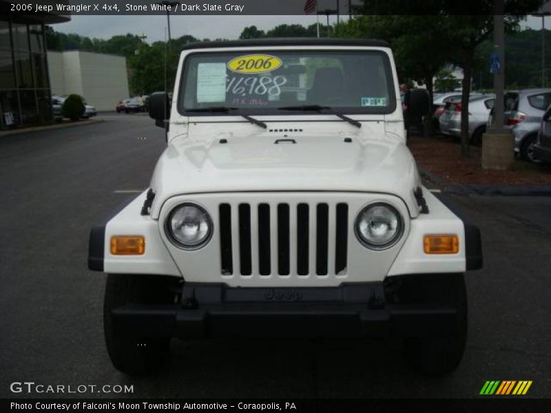 Stone White / Dark Slate Gray 2006 Jeep Wrangler X 4x4
