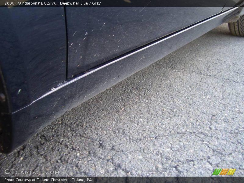 Deepwater Blue / Gray 2006 Hyundai Sonata GLS V6