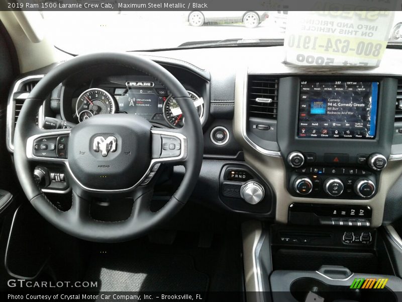 Dashboard of 2019 1500 Laramie Crew Cab
