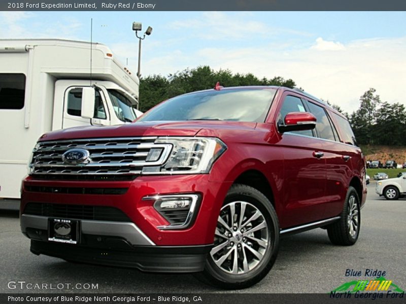 Ruby Red / Ebony 2018 Ford Expedition Limited