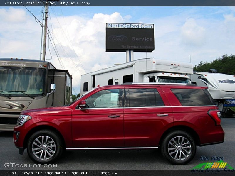 Ruby Red / Ebony 2018 Ford Expedition Limited