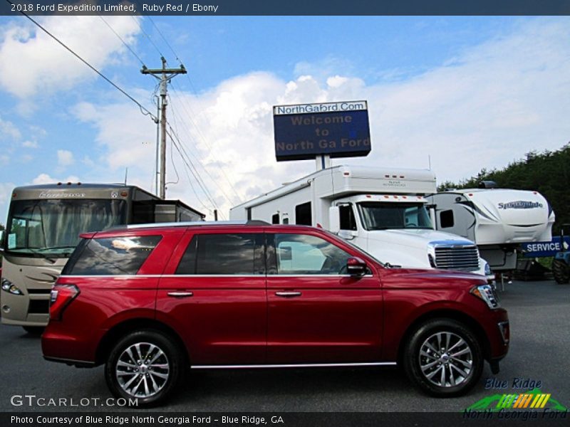 Ruby Red / Ebony 2018 Ford Expedition Limited