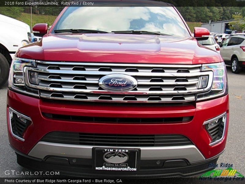 Ruby Red / Ebony 2018 Ford Expedition Limited