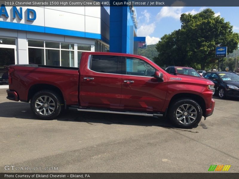 Cajun Red Tintcoat / Jet Black 2019 Chevrolet Silverado 1500 High Country Crew Cab 4WD