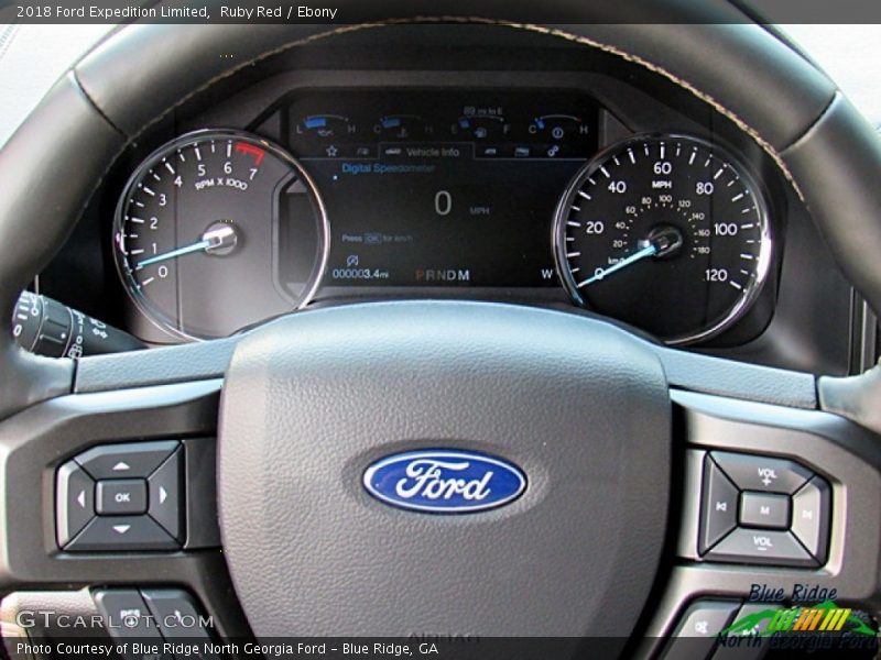 Ruby Red / Ebony 2018 Ford Expedition Limited
