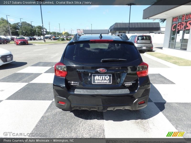 Crystal Black Silica / Ivory 2017 Subaru Crosstrek 2.0i Limited