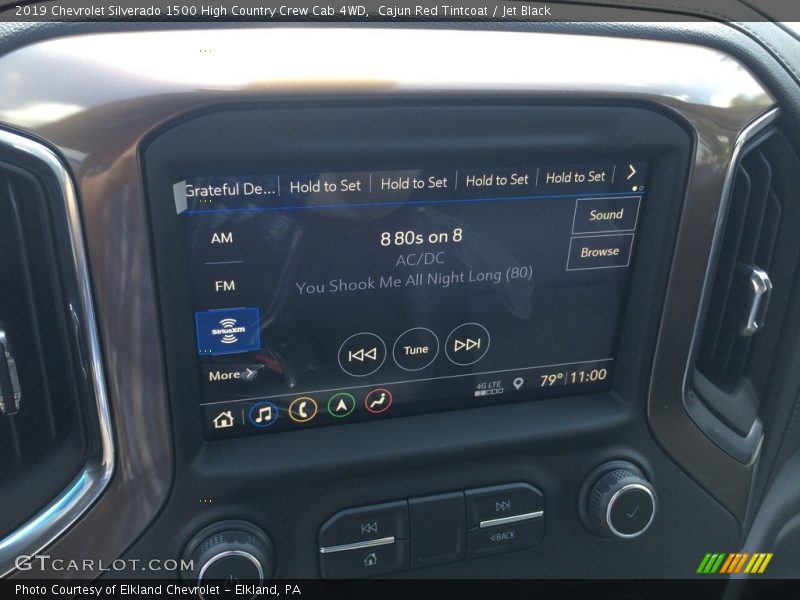 Cajun Red Tintcoat / Jet Black 2019 Chevrolet Silverado 1500 High Country Crew Cab 4WD