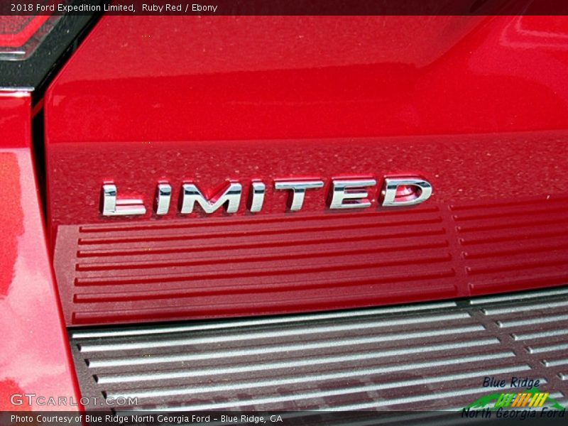 Ruby Red / Ebony 2018 Ford Expedition Limited