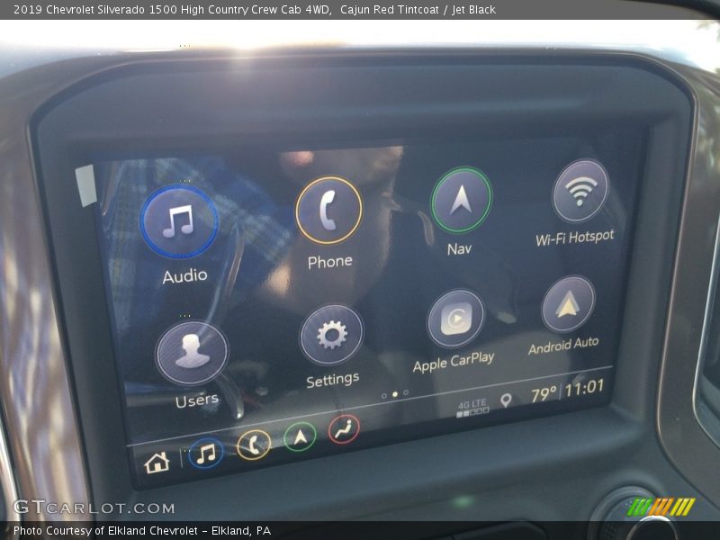 Cajun Red Tintcoat / Jet Black 2019 Chevrolet Silverado 1500 High Country Crew Cab 4WD