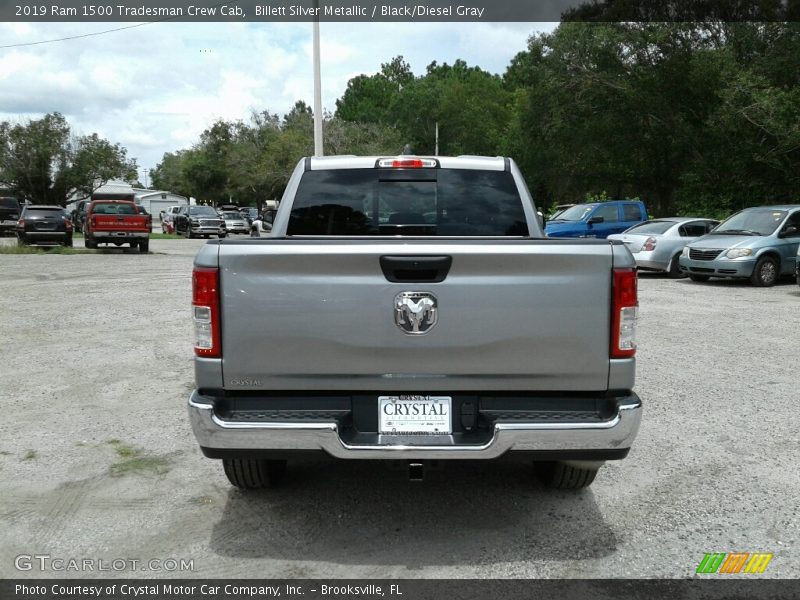 Billett Silver Metallic / Black/Diesel Gray 2019 Ram 1500 Tradesman Crew Cab