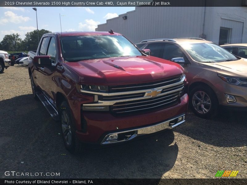 Cajun Red Tintcoat / Jet Black 2019 Chevrolet Silverado 1500 High Country Crew Cab 4WD