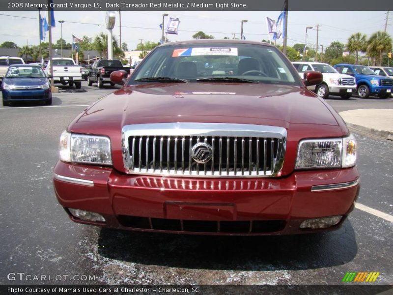 Dark Toreador Red Metallic / Medium Light Stone 2008 Mercury Grand Marquis LS