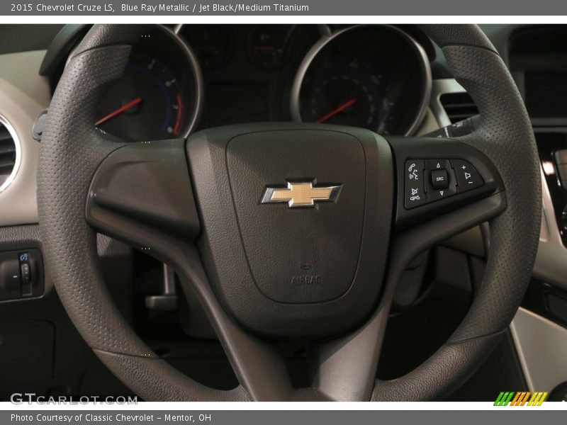 Blue Ray Metallic / Jet Black/Medium Titanium 2015 Chevrolet Cruze LS
