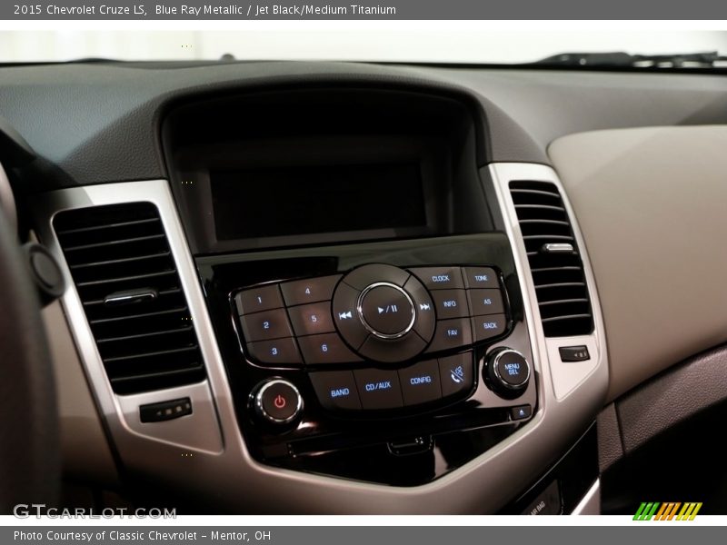 Blue Ray Metallic / Jet Black/Medium Titanium 2015 Chevrolet Cruze LS