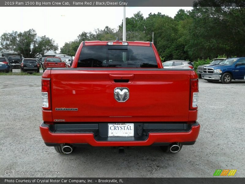 Flame Red / Black/Diesel Gray 2019 Ram 1500 Big Horn Crew Cab