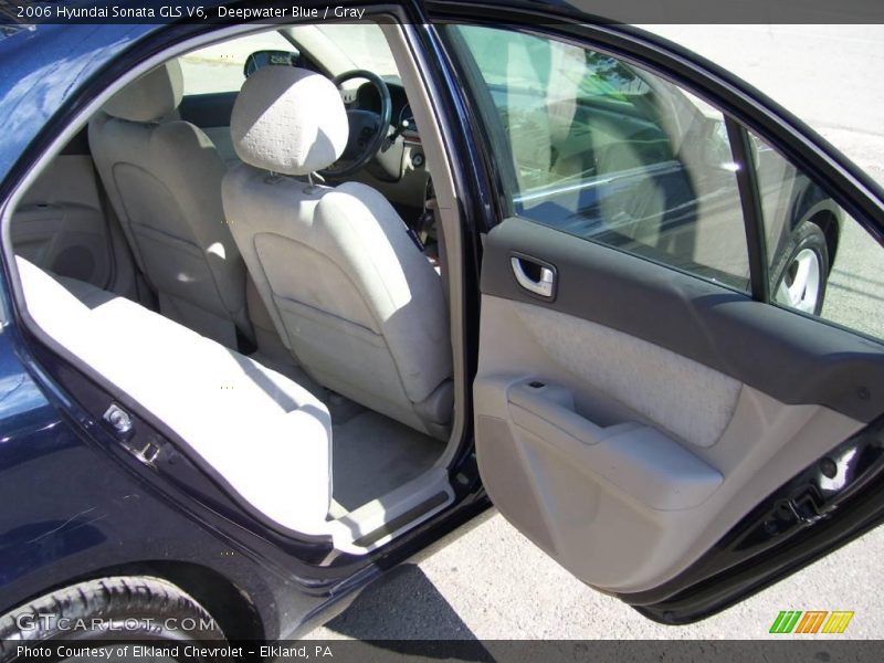 Deepwater Blue / Gray 2006 Hyundai Sonata GLS V6