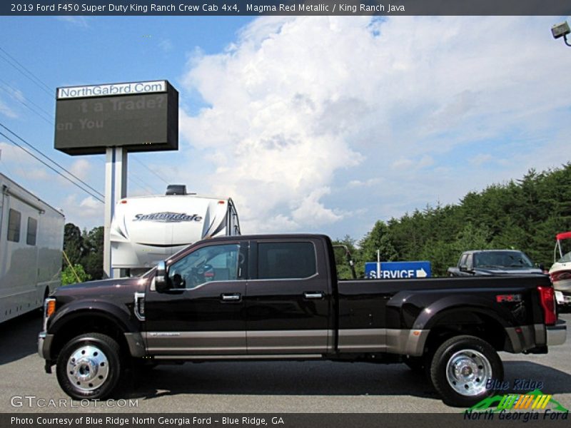 Magma Red Metallic / King Ranch Java 2019 Ford F450 Super Duty King Ranch Crew Cab 4x4