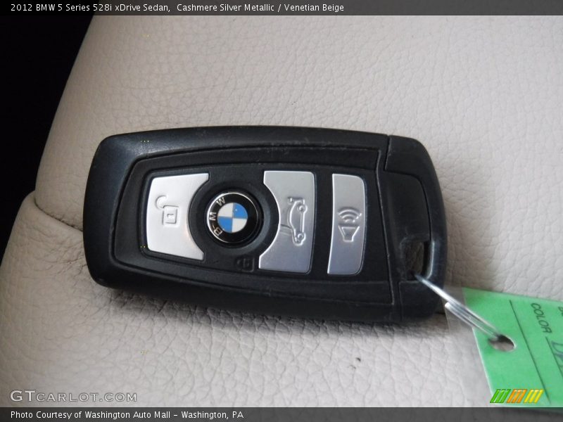 Cashmere Silver Metallic / Venetian Beige 2012 BMW 5 Series 528i xDrive Sedan
