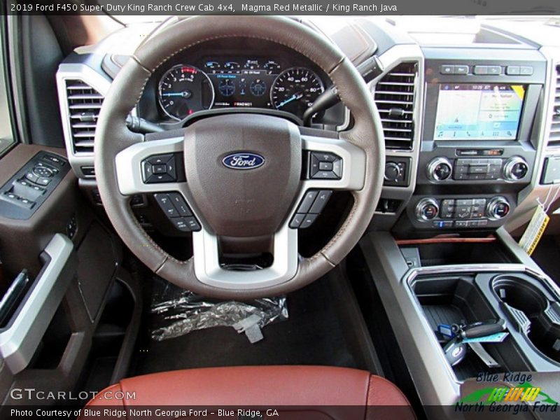 Magma Red Metallic / King Ranch Java 2019 Ford F450 Super Duty King Ranch Crew Cab 4x4