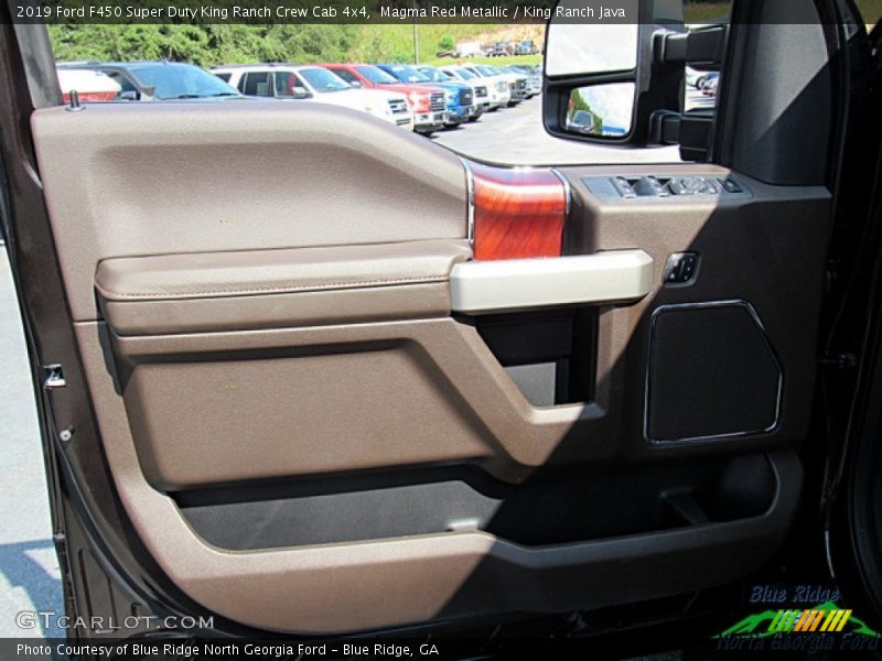 Magma Red Metallic / King Ranch Java 2019 Ford F450 Super Duty King Ranch Crew Cab 4x4