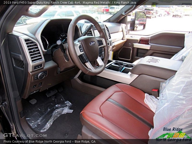 Magma Red Metallic / King Ranch Java 2019 Ford F450 Super Duty King Ranch Crew Cab 4x4