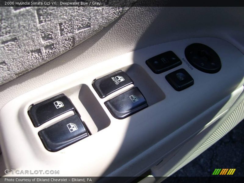 Deepwater Blue / Gray 2006 Hyundai Sonata GLS V6