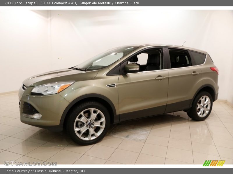 Ginger Ale Metallic / Charcoal Black 2013 Ford Escape SEL 1.6L EcoBoost 4WD