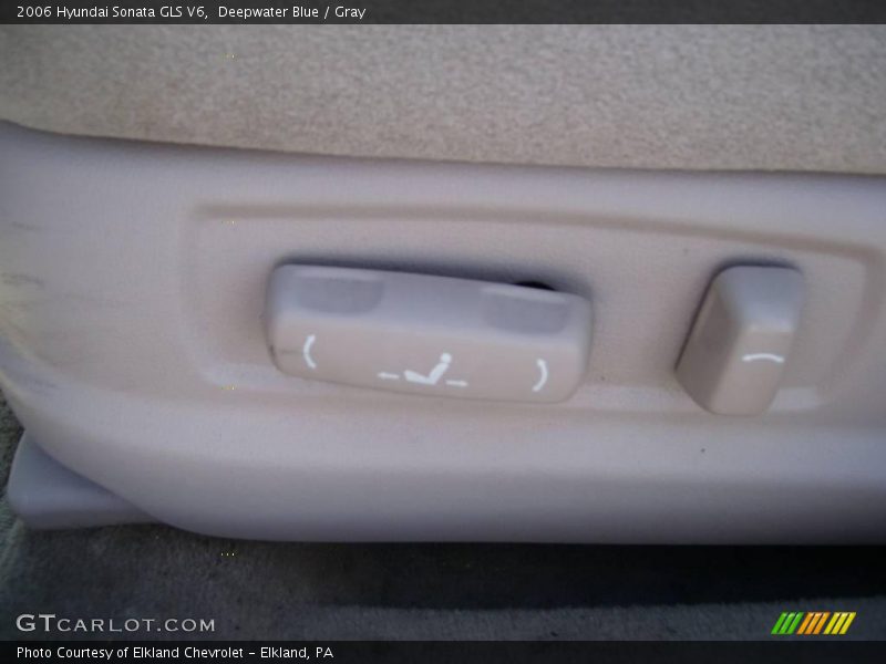 Deepwater Blue / Gray 2006 Hyundai Sonata GLS V6