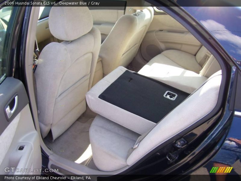 Deepwater Blue / Gray 2006 Hyundai Sonata GLS V6