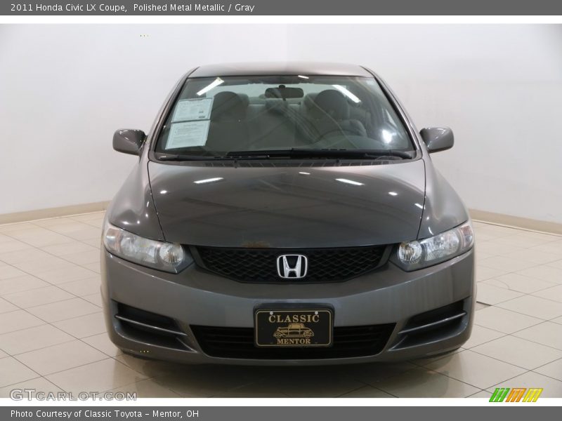 Polished Metal Metallic / Gray 2011 Honda Civic LX Coupe