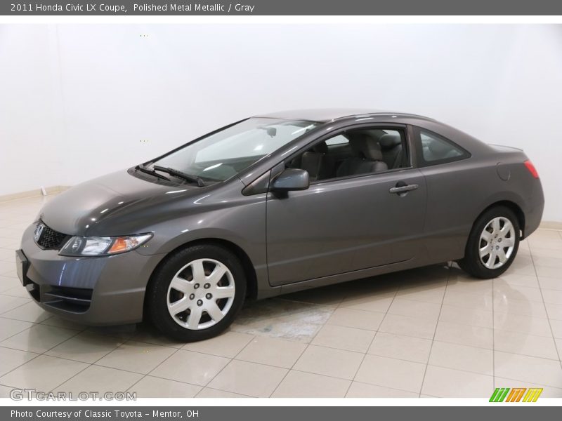 Polished Metal Metallic / Gray 2011 Honda Civic LX Coupe
